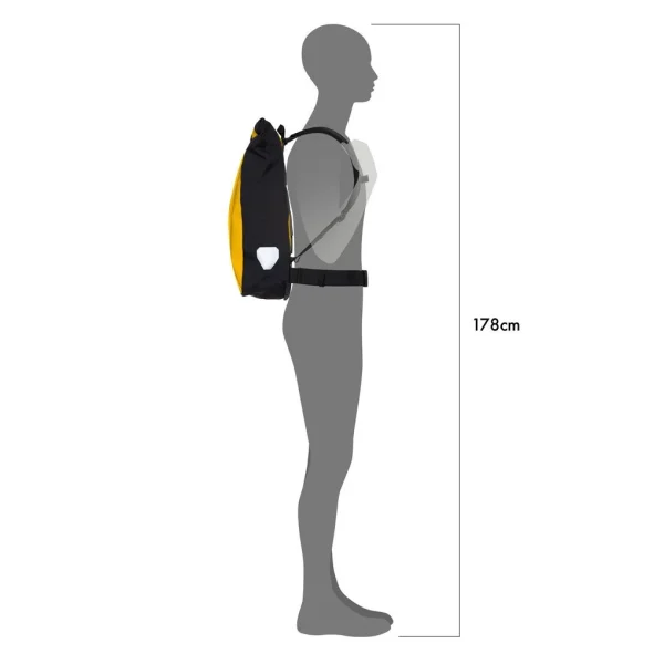 Bolsa Mensajero Ortlieb 39L Amarillo Negro