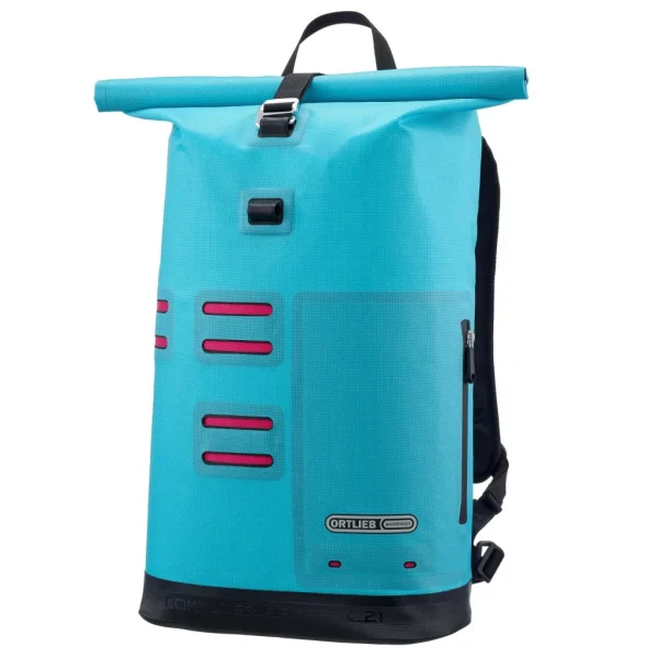 Mochila Ortlieb COMMUTER DAYPACK CYBER 21L Azul-Rosa Fluo