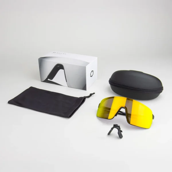 Gafas Deportivas Out Of Rams Logo Negro Lente Gold24 MCI