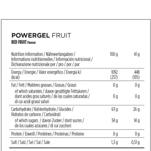 PowerBar PowerGel Frutos Rojos 24 unidades