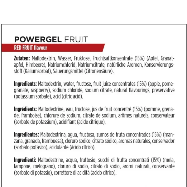 PowerBar PowerGel Frutos Rojos 24 unidades