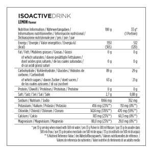 PowerBar Bote IsoActive Limón 1.320gr
