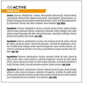 PowerBar Bote IsoActive Naranja 600gr
