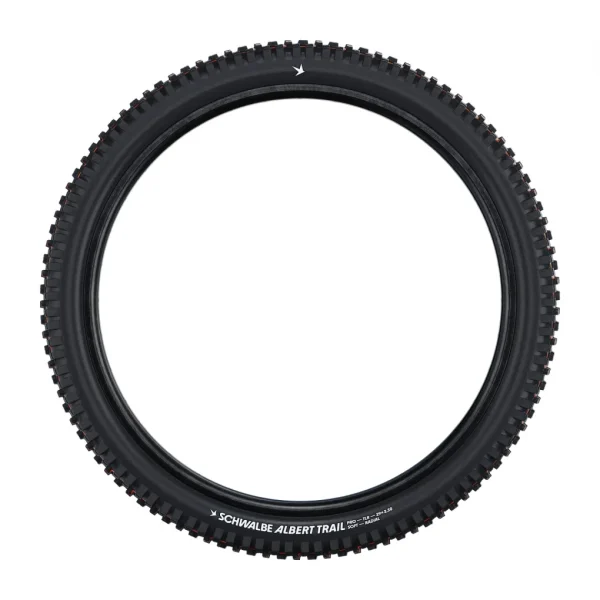 Cubierta Schwalbe ALBERT Evo, GRAVITY PRO, TLR 27.5x2.60 NEGRO