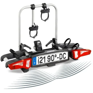 Portabicicletas Plegable Uebler i21 Z90 con control de distancia para 2 Bicicletas 90º