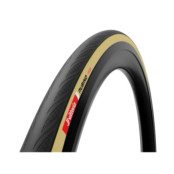 Cubierta Carretera Vittoria Rubino V 700x28c TLR Plegable Hookless Tan G2.0