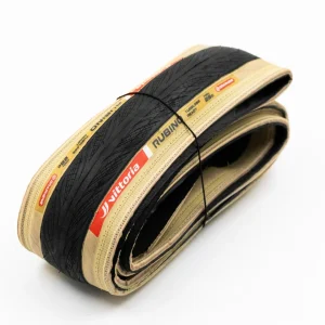 Cubierta Carretera Vittoria Rubino V 700x28c TLR Plegable Hookless Tan G2.0