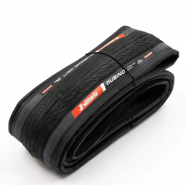 Cubierta Carretera Vittoria  Rubino V 700x32c TLR Plegable Hookless Negro G2.0