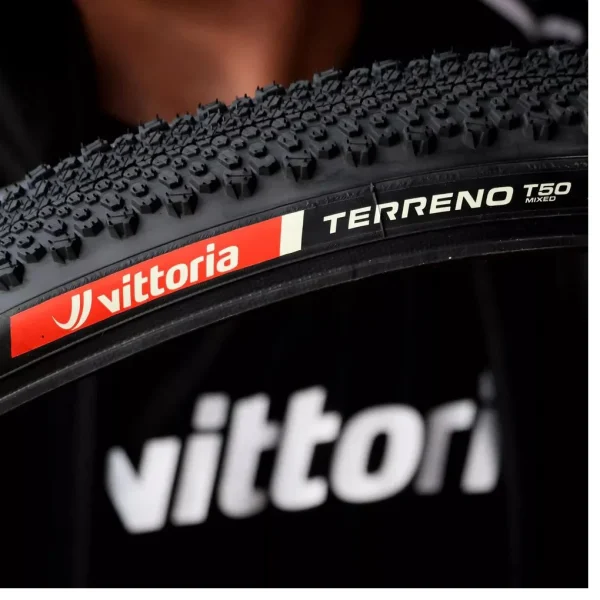 Cubierta Gravel Endurance Vittoria TERRENO T50 mixed 700X50 TLR Negro G2.0