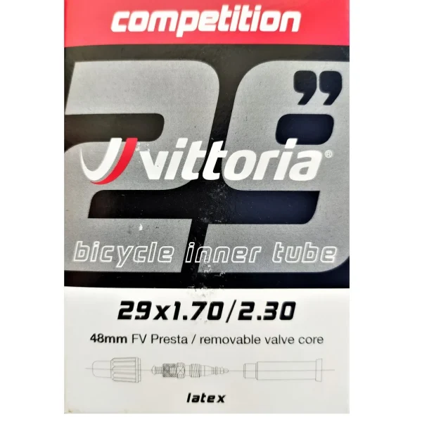 Cámaras MTB Vittoria Competition Latex 29x1.70/2.3 presta RVC 48mm