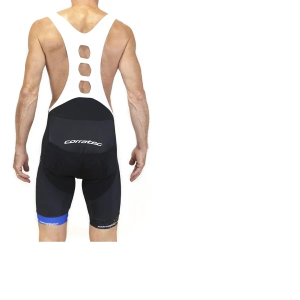 Culote con Tirantes Team Edition CORRATEC Negro-Azul-Dorado