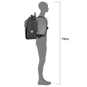 Mochila Ortlieb VARIO URBAN QL2.2 20L Pepper