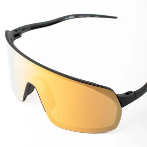 Gafas Deportivas Out Of Rams adapta Logo Negro Lente Gold24 MCI
