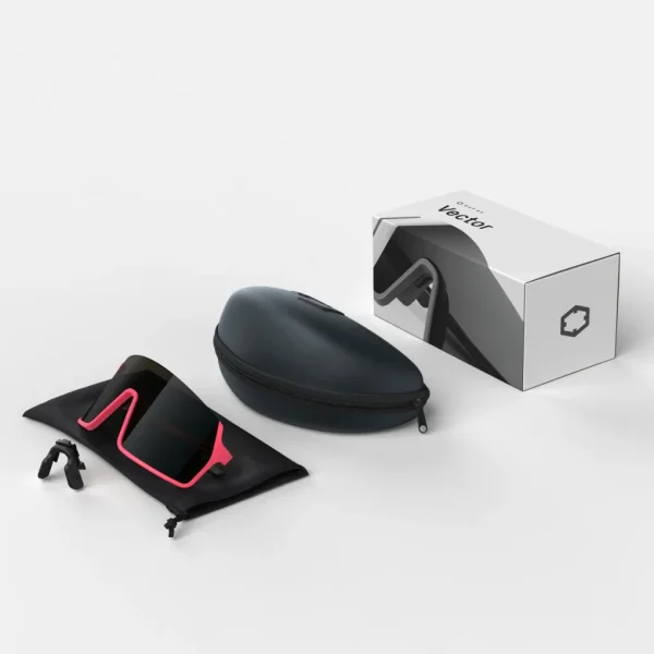 Gafas Deportivas Out Of Vector Hybrid Fluo Rosa Lente Smoke