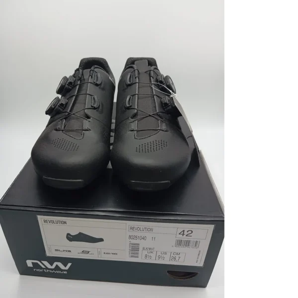 Zapatillas Northwave Revolution Negro-Blanco