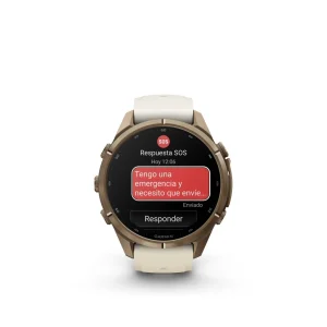 Garmin Fenix 9 Pro – inReach, 43mm Amoled Titanio correa silicona beige/gris