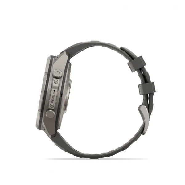 Fenix 9 Pro – inReach, Solar, 47mm Titanio correa silicona gris