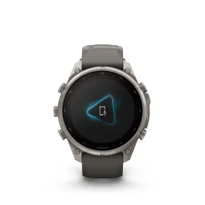 Fenix 9 Pro – inReach, Solar, 47mm Titanio correa silicona gris