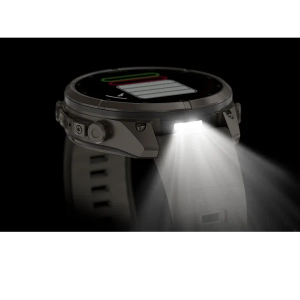 Fenix 9 Pro – inReach, Solar, 47mm Titanio correa silicona gris