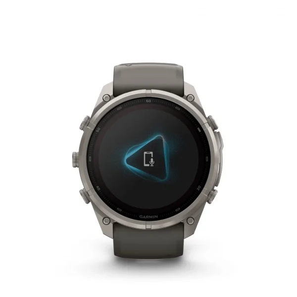 Fenix 9 Pro – inReach, Solar, 51mm Titanio correa silicona gris