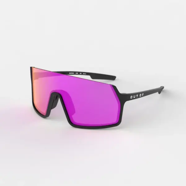 Gafas Deportivas Out Of Vector Hybrid Black Lente Violet