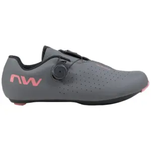 Zapatillas Northwave SONIC PLUS Gris Oscuro-Rojo Calypso