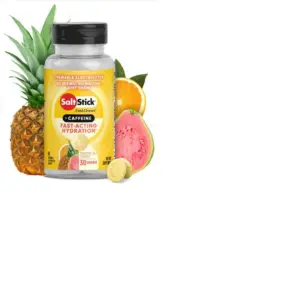 SaltStick Comprimidos Masticables Sabor Tropical Twist 60 Unidades + cafeína